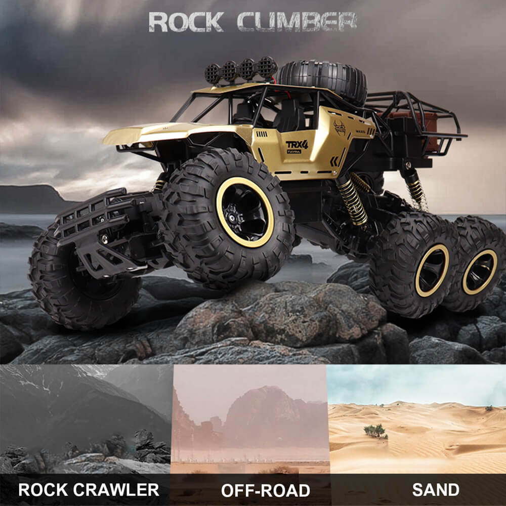 Extra Large Monster Truck RC | High-Speed 52 km/h, LED Lights & Off-Road Capability for Kids and Enthusiasts