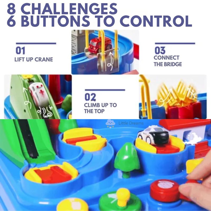 Car Adventure™ - Educational Toys for Children | Stimulates Cognitive Skills and Spatial Awareness from 3 Years Old