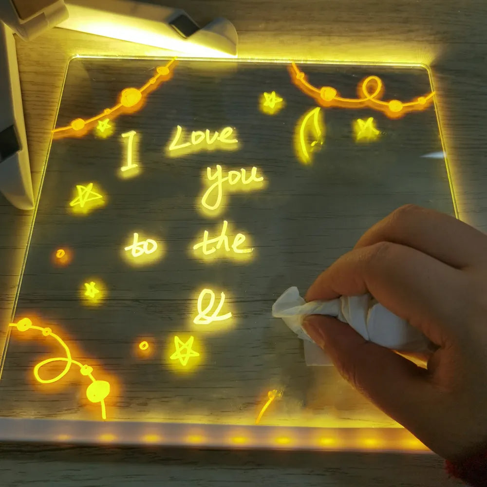 Illuminated Drawing Board for Kids - Drawing Light™ with Shining Stories Feature for Creative Art Projects