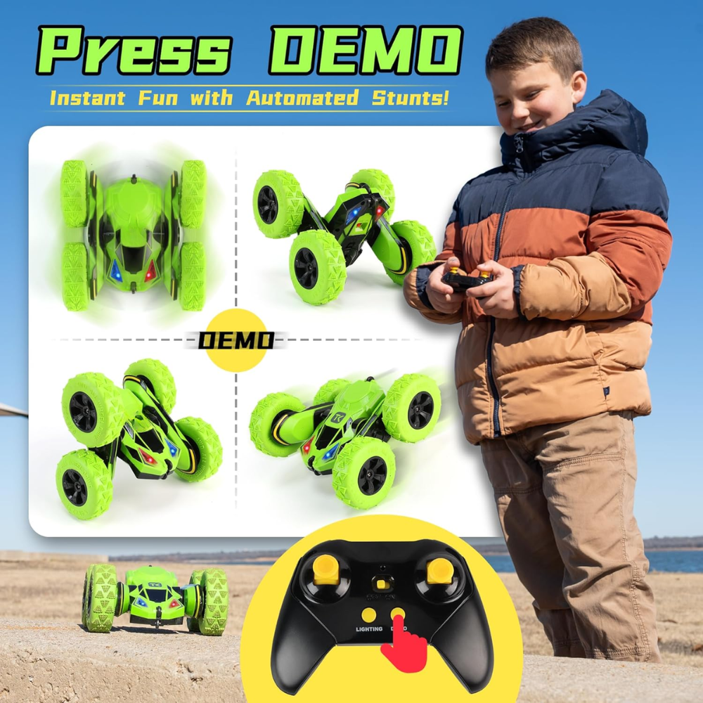 360° Remote Control Stunt Car | The Ultimate Indoor & All Terrain Stunt RC Car for Kids