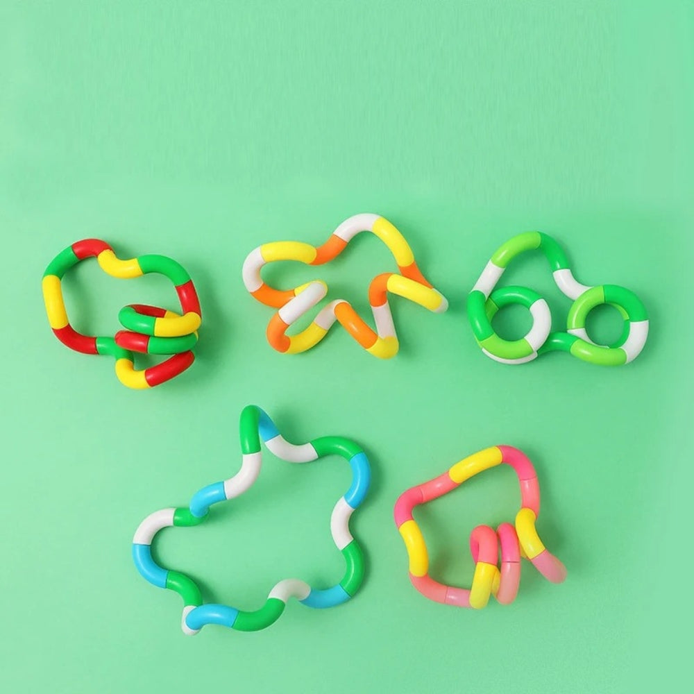 Tangle Classics Junior Fidget Toy - Sensory Stress Relief for Kids and Adults, Portable and Colorful Handheld Toy