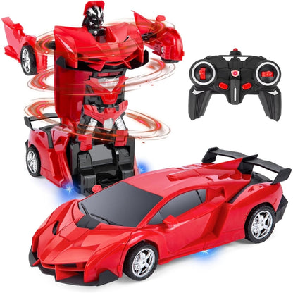 2 in 1 Transformer Remote Control Car Toy Gift For Kids