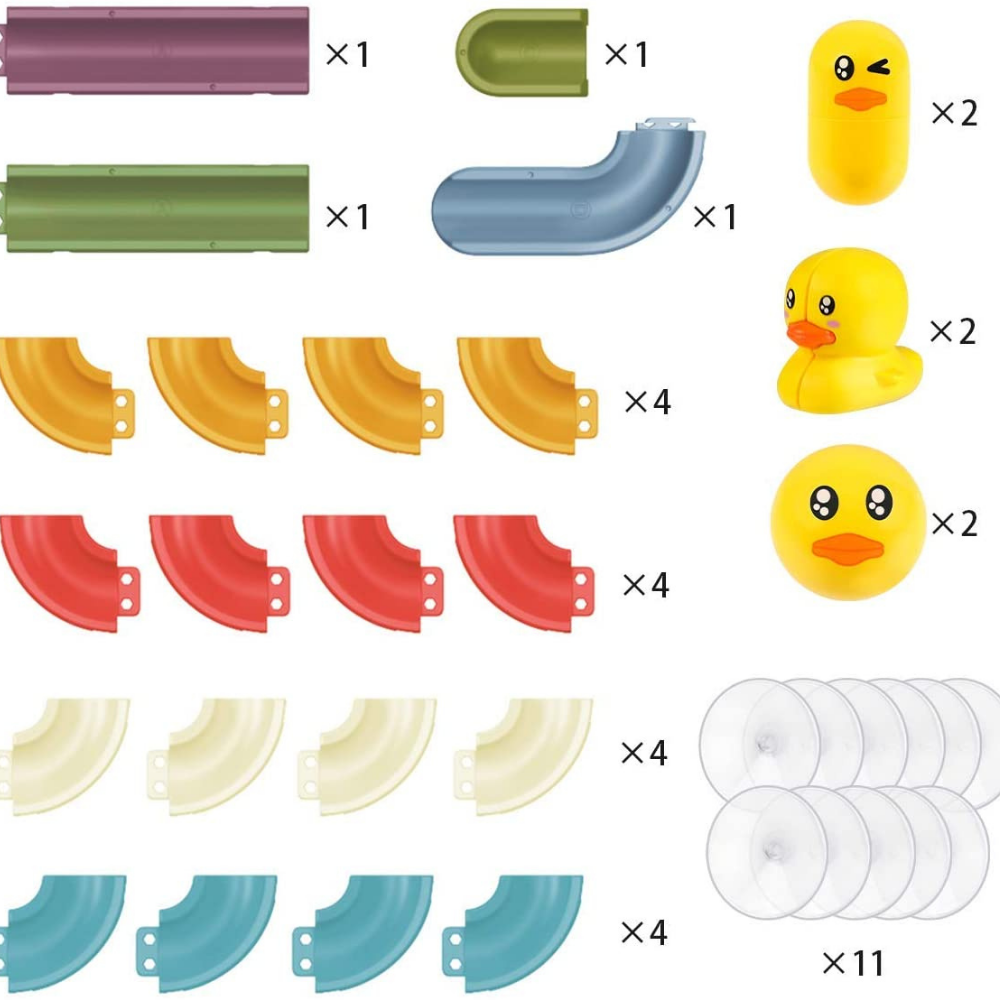 Duck Slide - Fun in the bath - Bath time