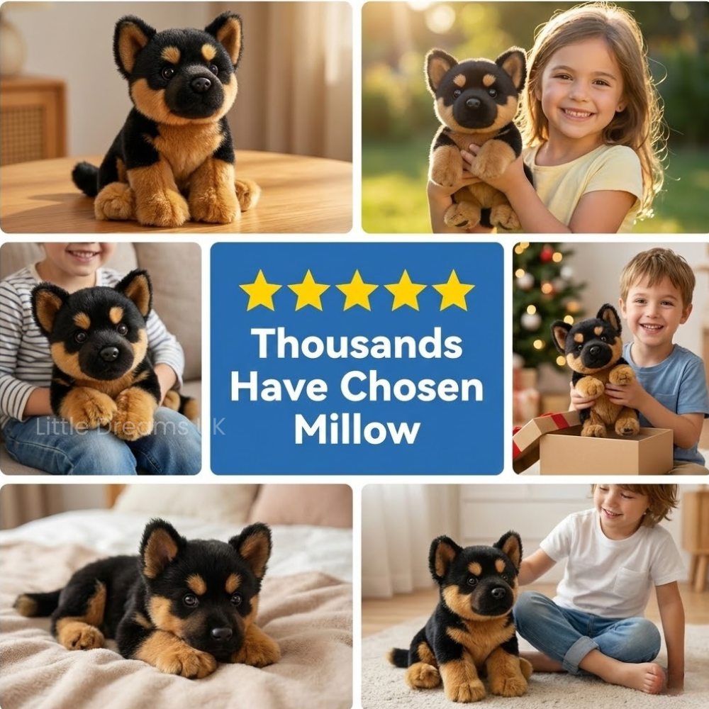Milow Puppy – Realistic Robot Puppy Toy That Walks & Barks | Interactive Dog Pet for Kids & Adults