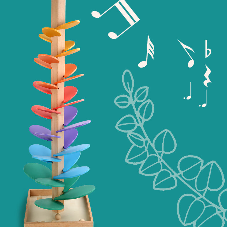 Montessori Wooden Marble Tower | Colorful, Eco-Friendly Toy for Cognitive Development & Fine Motor Skills