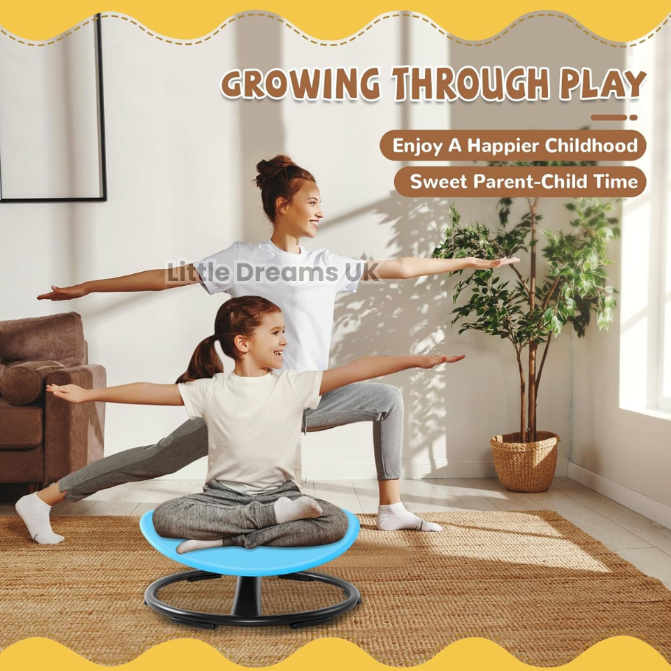 Sensory Spinning Chair for Kids – 360° Swivel Sensory Chair for Autism & ADHD | Therapy Seat for Balance & Coordination UK