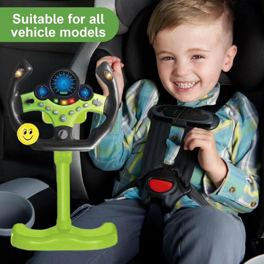 Interactive Driving Simulator for Kids | Light-Up Blinkers, Boosts Coordination & Imagination for Ages 2-5+