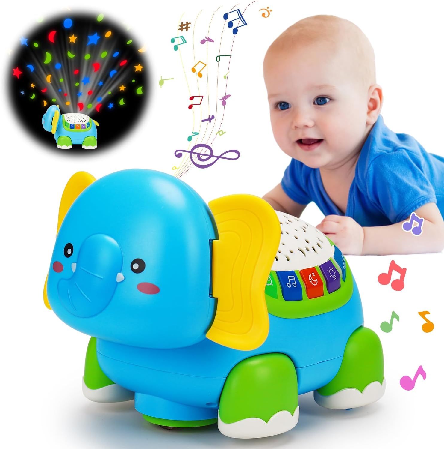 Crawling Toy for Babies | Interactive, Music-Playing & Safe Design for Motor Skill Development