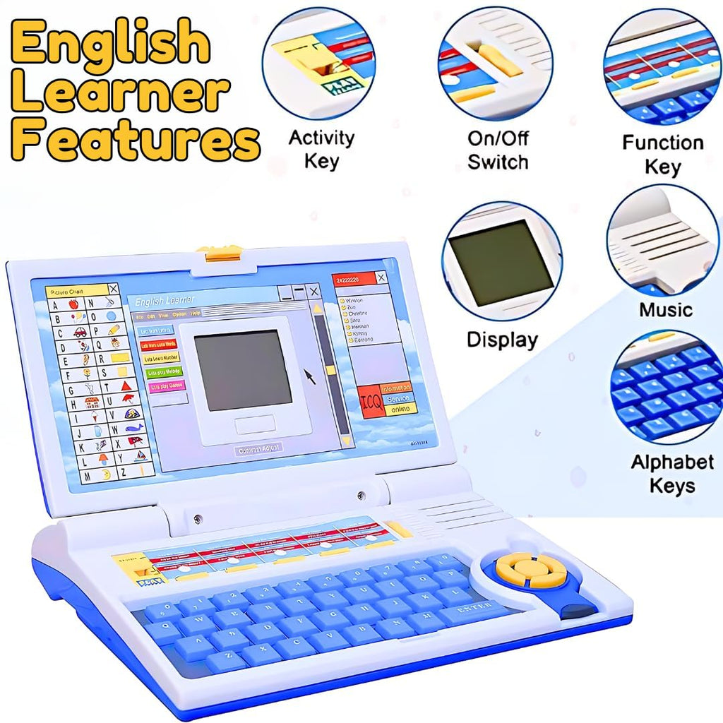 Children’s Toy Computer – Interactive Learning Laptop with Music, Games & Early Educational Activities