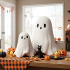 Halloween Ghost Figurine | Cute, Whimsical Decor for Tabletop Home Decoration and Unique Gifts