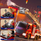 Firefighter Truck Toy for Kids – Light-Up Fire Engine with Sounds, Ladder & Rescue Accessories