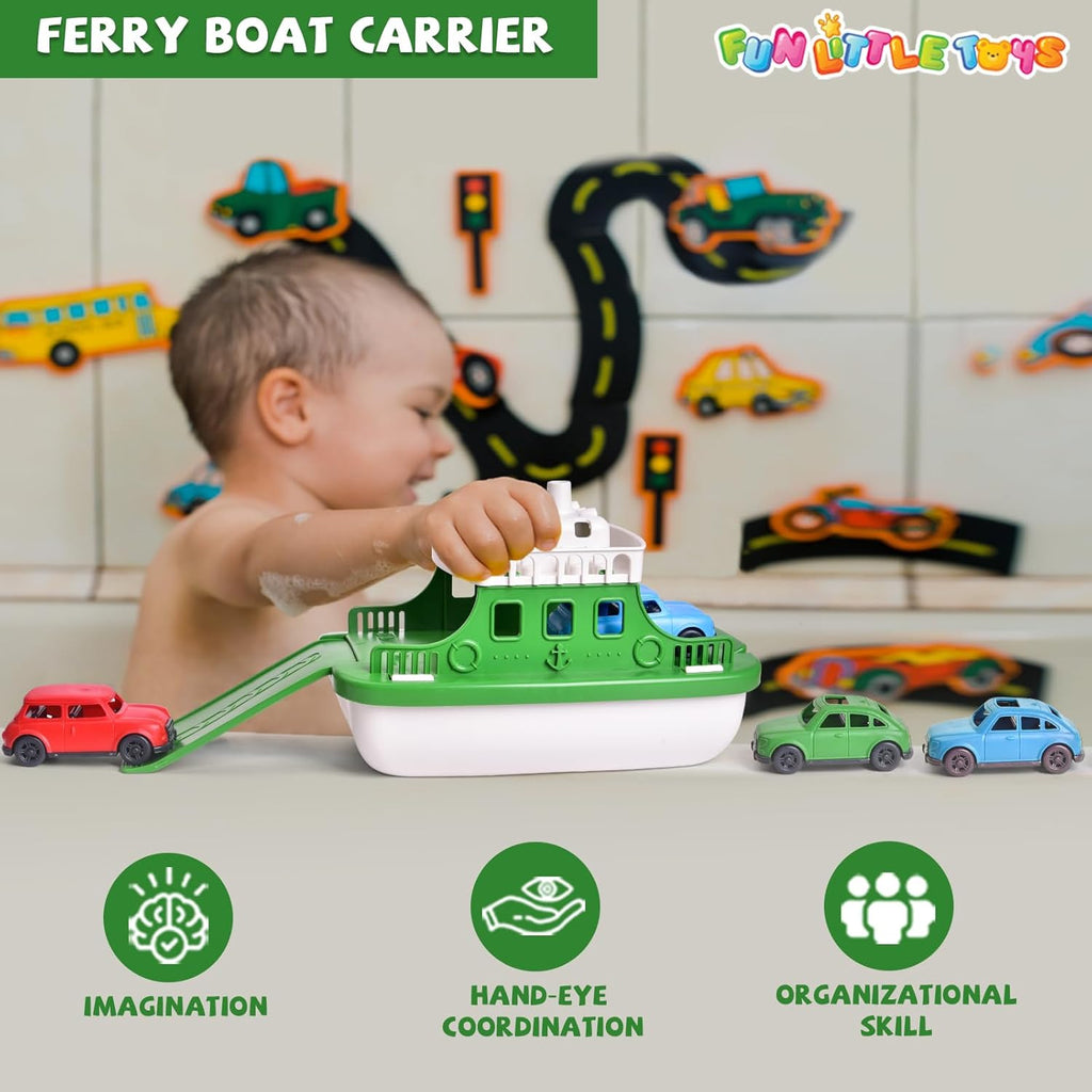 Bath Toy Boat for Toddlers – Floating Boat Toys for Fun Water Play in the Bath