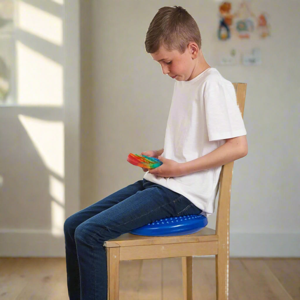 Sensory Wobble Cushion for Kids - Balance and Stability Seat Cushion for Active Sitting and Improved Posture in Classrooms and Home Use