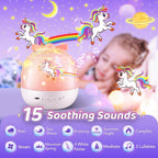 2-in-1 Children's Night Light Projector | Soothing Ocean Projections & Soft Lighting for Peaceful Sleep
