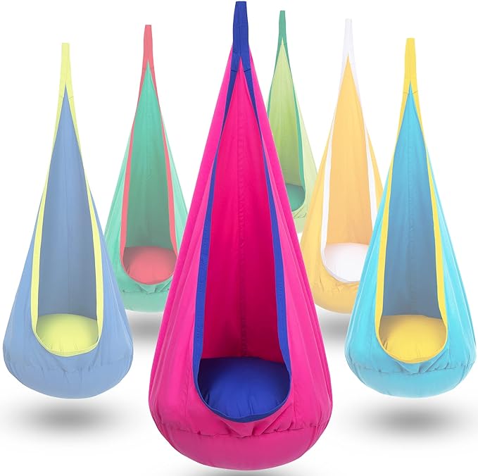 Hanging Chair Children's | Comfortable, Durable & Ideal for Indoor and Outdoor Relaxation and Play