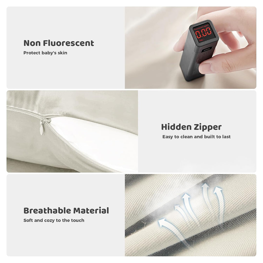 Baby Nest Cocoon for Newborns – Organic-Style Snuggle Sleep Pillow for Safe, Comfy Infant Support