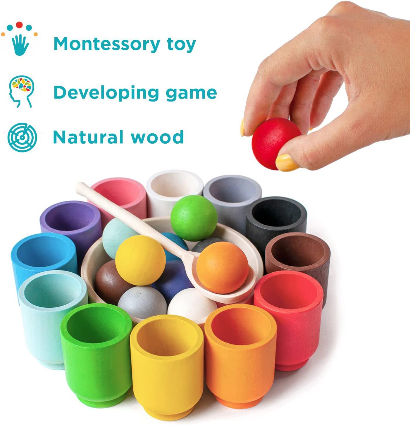 Sorting Game for Kids - Colour Sorting Educational Toy - Interactive Learning Activity