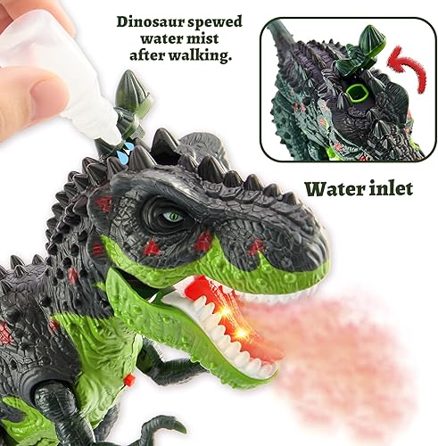 Robotic Dinosaur Toy – Interactive Dinosaur Robot with Sound, Lights & Touch-Activated Movement for Kids