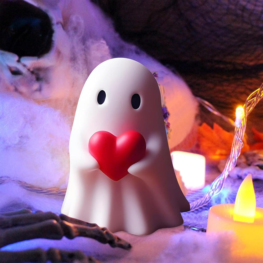 Halloween Ghost Figurine | Cute, Whimsical Decor for Tabletop Home Decoration and Unique Gifts