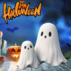Halloween Ghost Figurine | Cute, Whimsical Decor for Tabletop Home Decoration and Unique Gifts
