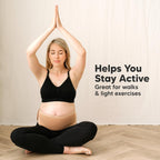 Pregnancy Support Belt for Back & Abdominal Relief – Adjustable Stomach Support for Pregnant Ladies