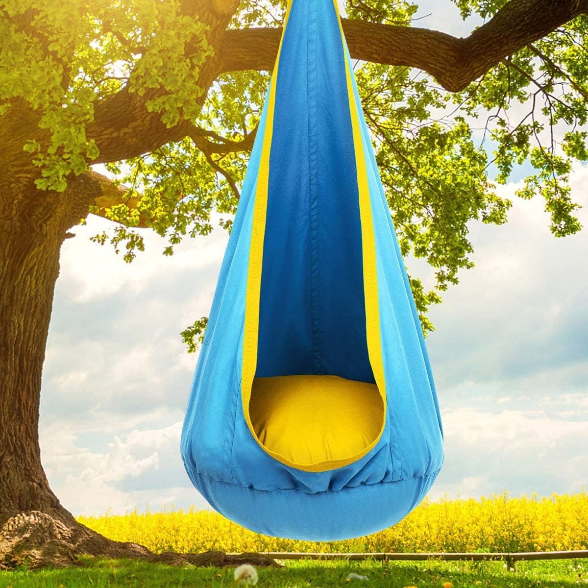 Hanging Chair Children's | Comfortable, Durable & Ideal for Indoor and Outdoor Relaxation and Play