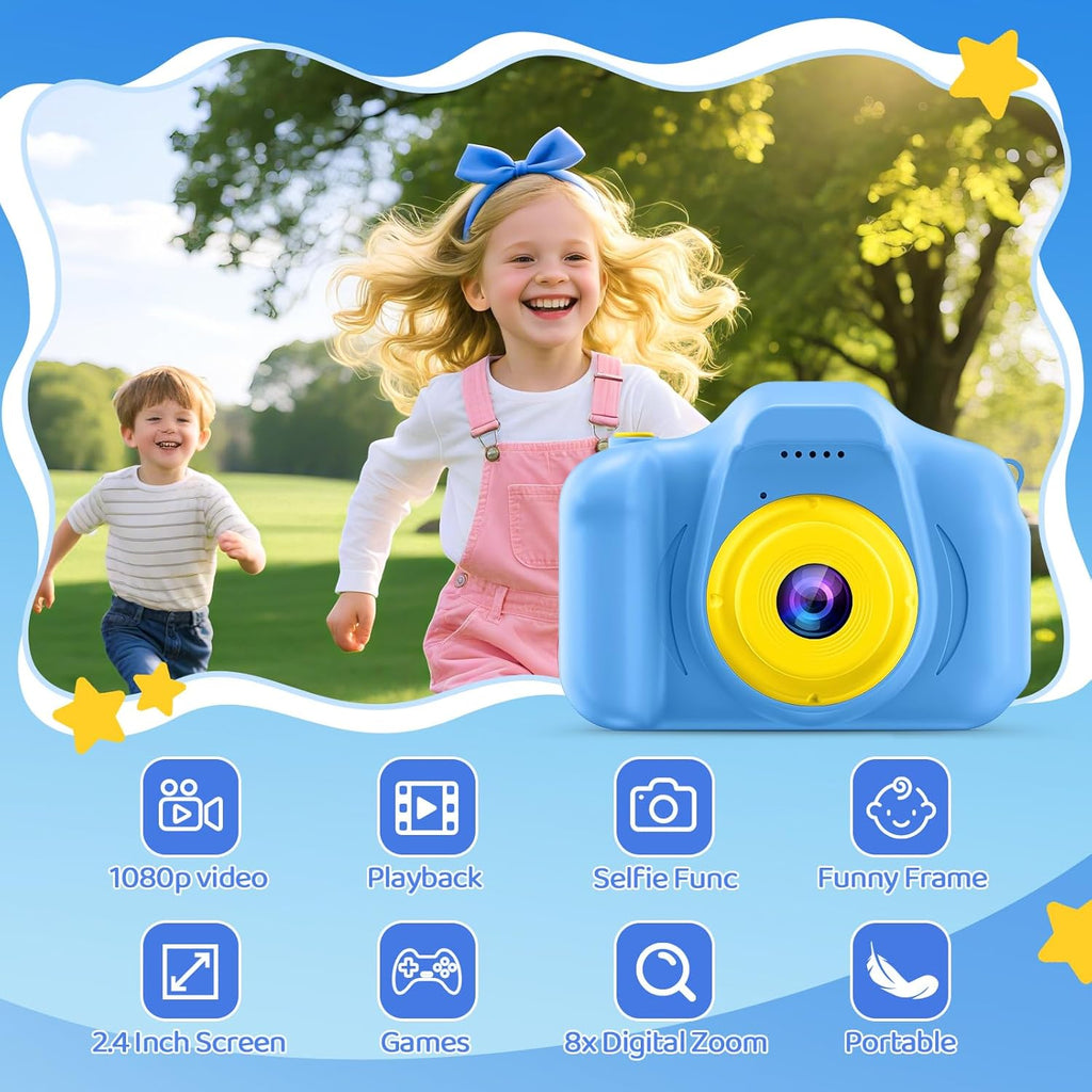 Kids Digital Camera – KiddoSnap Interactive Toy Camera for 3-5 Year Olds with HD Video, Dual Lens & Durable Design