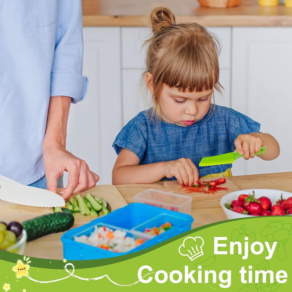 MiniChef Toddler Knife Set & Children's Cooking Set – Ideal for Kids’ Baking & Cooking Fun