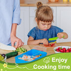 MiniChef Toddler Knife Set & Children's Cooking Set – Ideal for Kids’ Baking & Cooking Fun