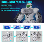 Interactive Programmable Robot Toy | Gesture Control, Remote Operated & Fun for Kids Aged 5-9 Years