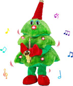 Robotic Christmas Ornament - Singing Dancing Christmas Tree Plush Toy