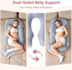 U Shaped Pregnancy Pillow | Full Body Support for Back, Legs & Belly for Pregnant Women