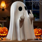 Halloween Ghost Figurine | Cute, Whimsical Decor for Tabletop Home Decoration and Unique Gifts