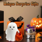 Halloween Ghost Figurine | Cute, Whimsical Decor for Tabletop Home Decoration and Unique Gifts