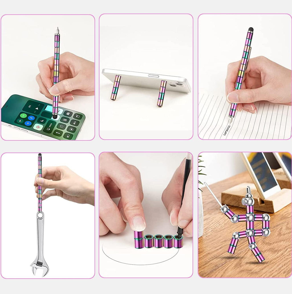 Magnetic Fidget Pen – Creative Magnetic Pen Toy for Stress Relief, Focus & Office Fun