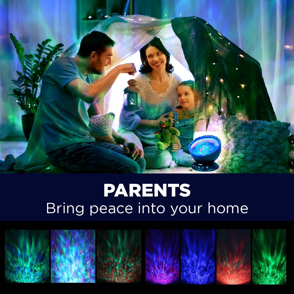Rechargeable Sensory Lights for Autism & ADHD – Calming Multi-Colour Sensory Lighting Lamp for Children’s Sleep & Relaxation