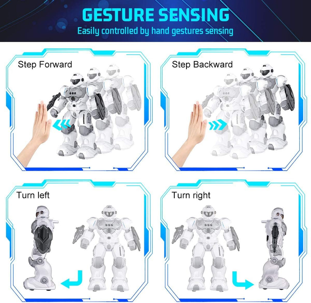 Interactive Programmable Robot Toy | Gesture Control, Remote Operated & Fun for Kids Aged 5-9 Years