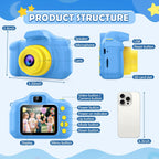 Kids Digital Camera – KiddoSnap Interactive Toy Camera for 3-5 Year Olds with HD Video, Dual Lens & Durable Design