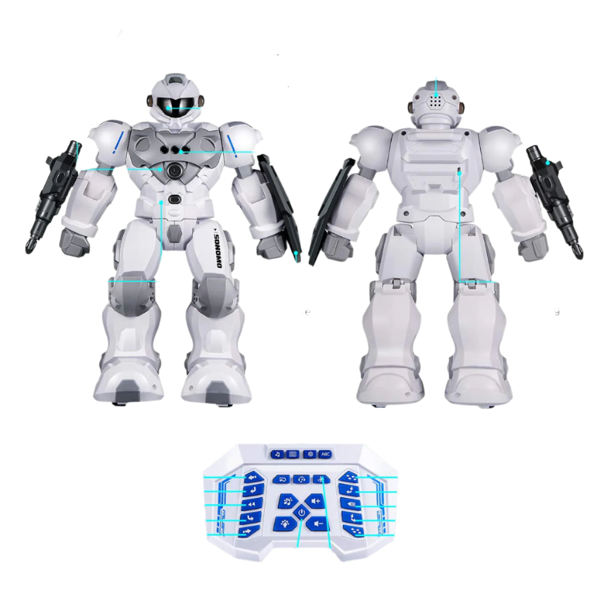 Interactive Gesture-Control Robot | Programmable, Remote-Controlled & Engaging Toy for Kids Aged 5-9 Years