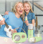 Portable Karaoke System for Kids | Dual Microphones, Bluetooth & Fun Voice Effects for Family Gatherings and Parties