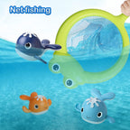 Bath Time Fishing Set - Fun Bath Buddies for Kids - Interactive Water Play Toys