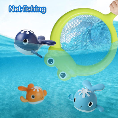 Bath Time Fishing Set - Fun Bath Buddies for Kids - Interactive Water Play Toys