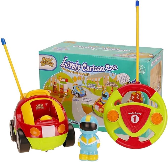 RC Turbo Racer Remote-Controlled Toy Car | Easy Control, Fun Sounds & Lights for Kids' Indoor and Outdoor Play