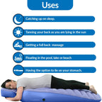 Inflatable Pregnancy Pillow | Ergonomic Support, Soft PVC Material & Ideal for Yoga, Maternity Comfort & Outdoor Use