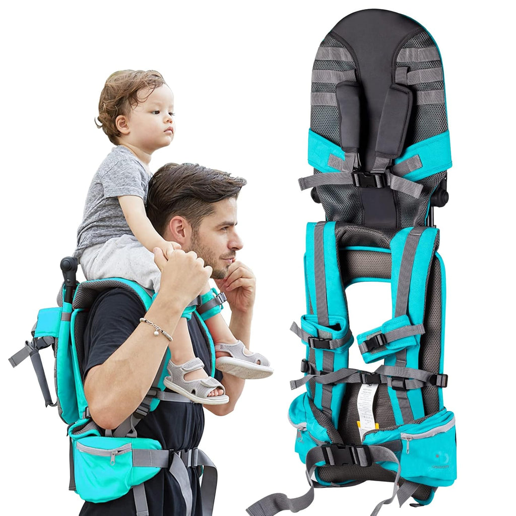 Shoulder Baby Carrier | Comfortable, Secure Design for Children Aged 6 Months to 4 Years | Perfect for Outdoor Adventures and Family Outings
