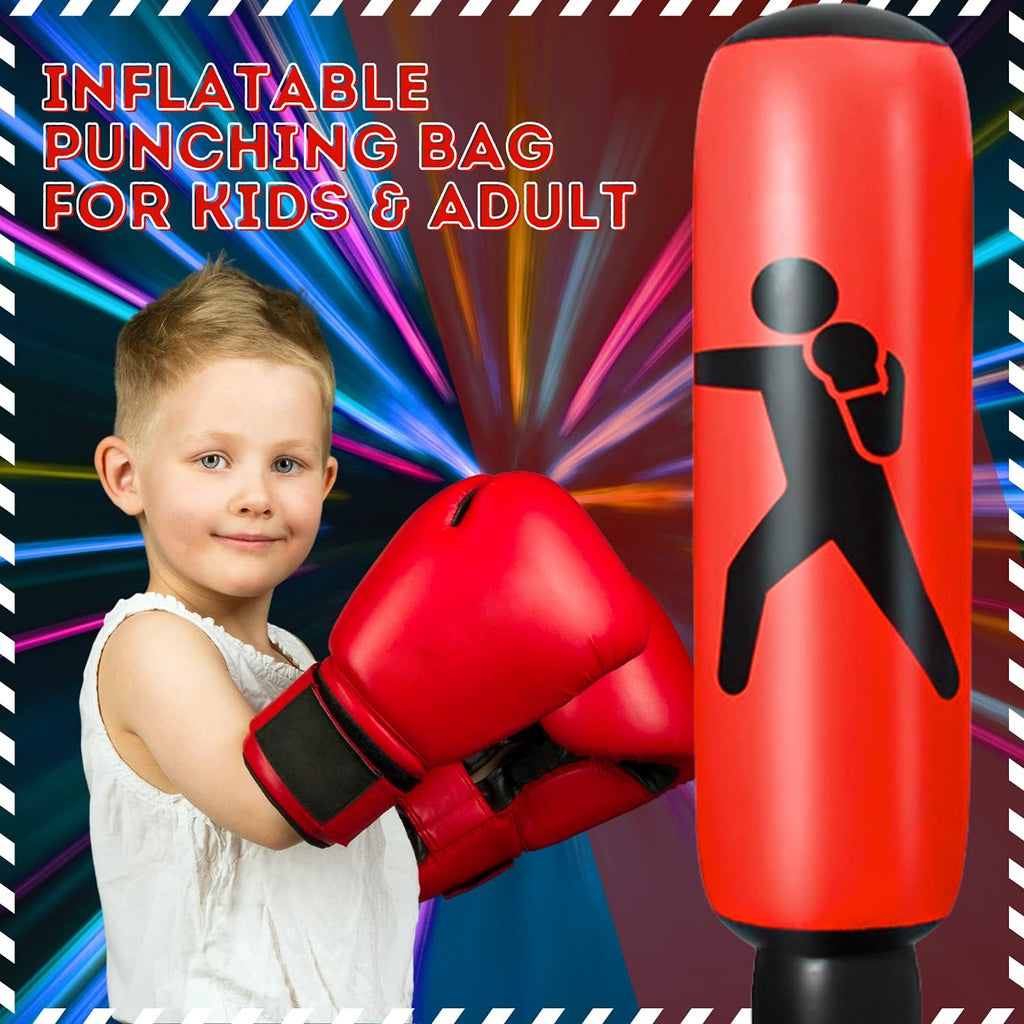Childrens Punch Boxing Bag Free Standing Childs
