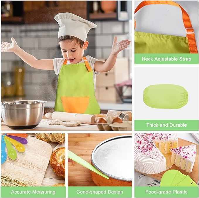 MiniChef Toddler Knife Set & Children's Cooking Set – Ideal for Kids’ Baking & Cooking Fun