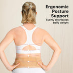 Pregnancy Support Belt for Back & Abdominal Relief – Adjustable Stomach Support for Pregnant Ladies