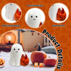 Halloween Ghost Figurine | Cute, Whimsical Decor for Tabletop Home Decoration and Unique Gifts