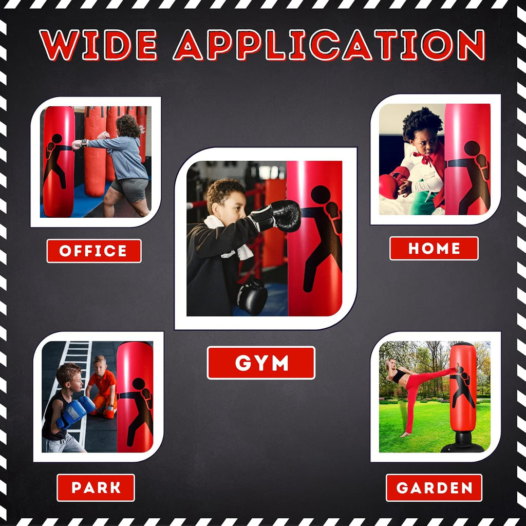 Childrens Punch Boxing Bag Free Standing Childs